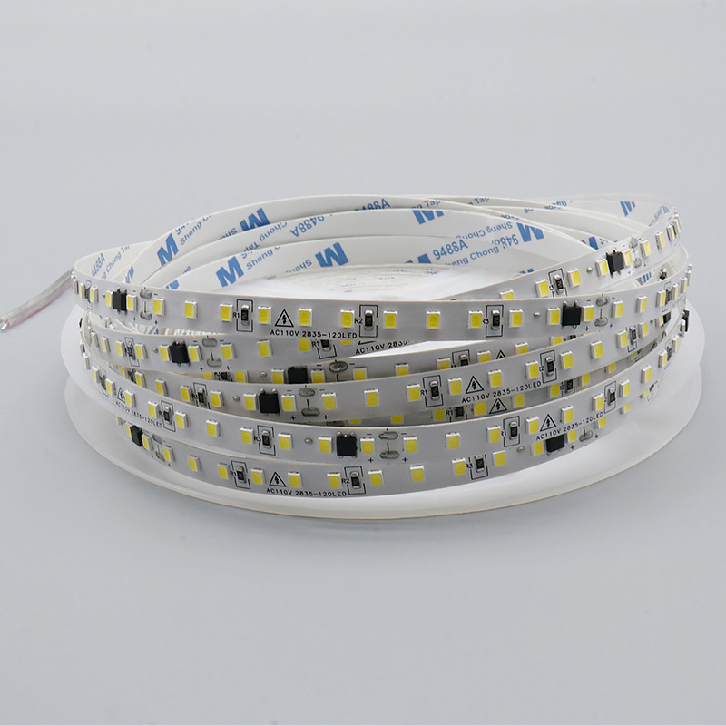 2835 High Voltage LED Strip Light – Long Run, Easy Plug-in, Dot-Free Illumination