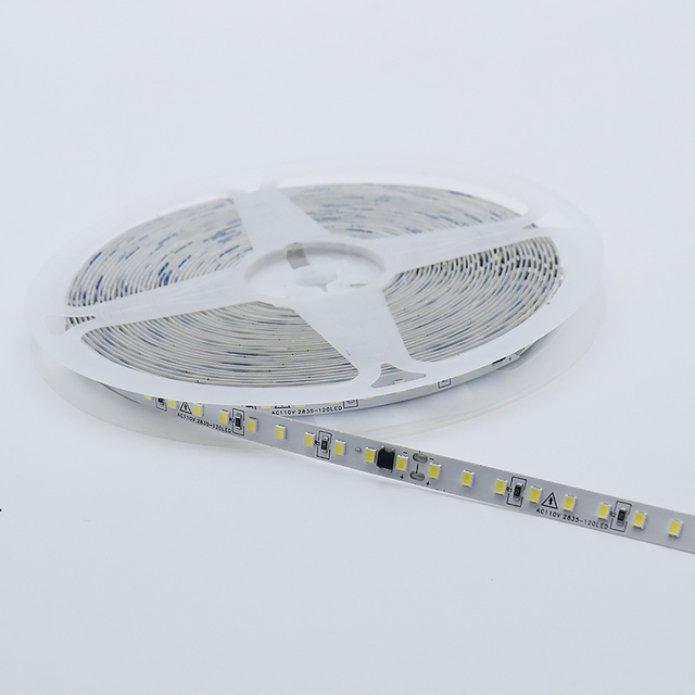 2835 High Voltage LED Strip Light – Long Run, Easy Plug-in, Dot-Free Illumination