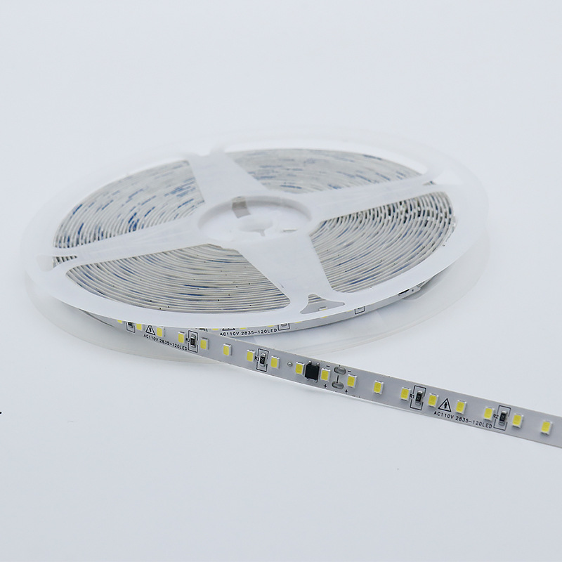 2835 High Voltage LED Strip Light – Long Run, Easy Plug-in, Dot-Free Illumination